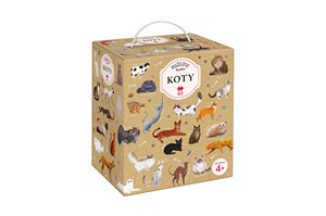 *CZUCZU PUZZLE 60 el., PUZZLOVE, koty, 4+