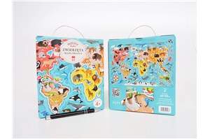 *CZUCZU PUZZZLE 60 el. PUZZLOVE, zwierz. świata,
