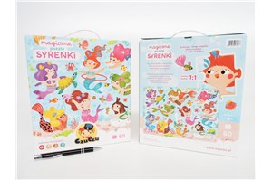 *CZUCZU PUZZLE magiczne, Syrenki, 60 el.