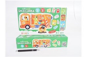 *CZUCZU Moto puzzle Śmieciarka, 26 el.