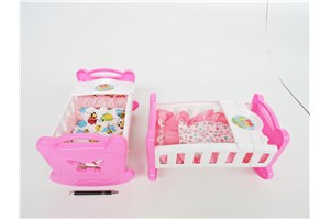 AST. KOŁYSKA Motylek, z pościelą, plast., 37x24x22