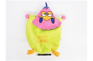 -----*PLUSZ, plecak, 25 cm, HAPPY CHICKEN, ziel-r