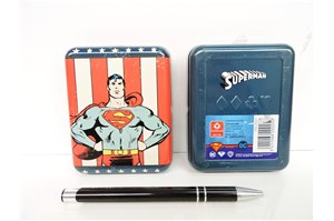KARTY Superbohaterowie, Superman,           puszka