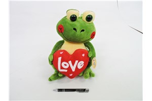 *PLUSZ Żaba z Sercem 30 cm