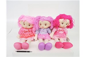 *AST. LALKA szmacianka KOKARDKA 50 cm 3 wz.