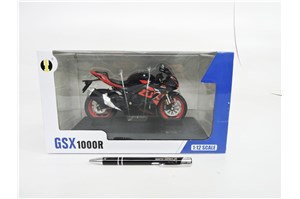 *MOTOCYKL 1:12 Suzuki GSX1000R, św/dźw