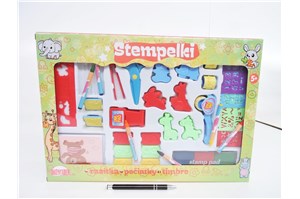 STEMPELKI, 30x45 cm, zest., 5+, zwierz.,     kart.