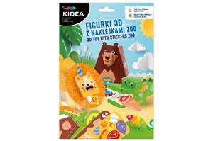 KIDEA Figurki 3D z naklej. - ZOO