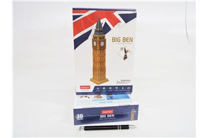 PUZZLE 3D, 44 el., ZEGAR BIG BEN