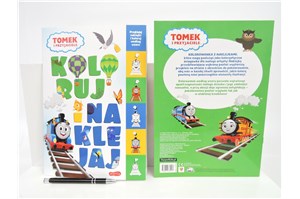 KSIĄŻ. TOMEK I PRZYJACIELE koloruj i naklejaj 2