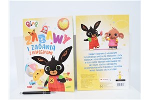 KSIĄŻ. BING Zabawy i zadania z naklejkami