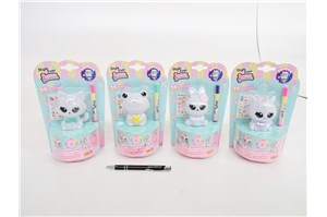 *AST. ŚWIECĄCE DEKOROŻCE zwierzaczki DIY 4 wz  /12