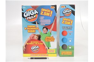 *Gigapiłka. 2,5m,  CZERWONY