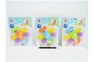 BAM BAM GRYZAK, grzechotka motyl, plast. 3m+