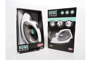 ŻELAZKO plast.,15x23x14 cm , bat.,  św/dźw.,kart.