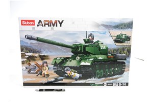 KLOCKI SLUBAN 845 el. WOJSKO, Czołg 2w1