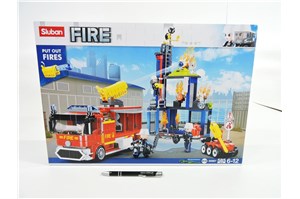 KLOCKI SLUBAN 585 el. STRAŻ, Akcja straży pożarnej