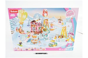 *KLOCKI SLUBAN 1065 el. DZIEW., zimowy plac zabaw