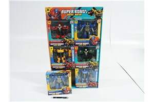 AST. ROBOT x 6,  pojazd, 19x19x6 cm,        displ.