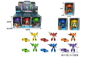 ROBOT x 12  transformers samochód 6 wz.