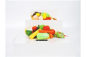 WARZYWA, OWOCE, plast., 20 el.     siat.