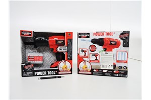 *PIŁA akumulator. plast, bat, czerwona,      kart.