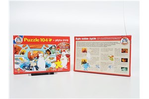 *PUZZLE Było sobie życie 104 el,Centrum dowodz+DVD