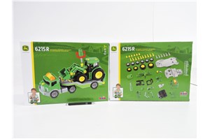 KLEIN TRAKTOR John Deere, do skręcania, Bosch