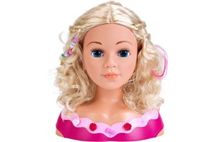 *GŁOWA LALKI do czesania blondynka Emma,23,5x27x13