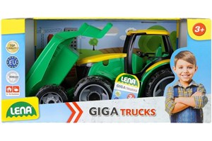 LENA TRAKTOR Z PRZYCZEPĄ, 110 cm, 2w1,       kart.