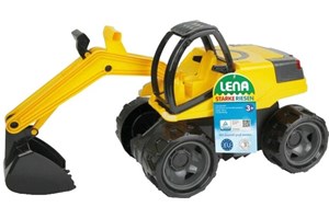 LENA KOPARKA CZARNO-ŻÓLTA, 63 cm,        kart.