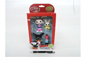*BING, Charlie, Coco, Molly, zest. 4 figurek