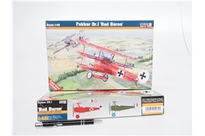 MODEL samolot, 1:48, Fokker Dr.I Red Baron