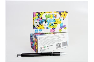 *KLOCKI MELI Basic Pink, 50 el. 7x11x5 cm, 3+