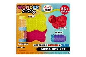 *Wonder Factory Never Dry Dough & Sand Mega Box /3