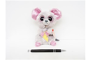 *PLUSZ Beanie Boos, 15 cm, mysz z serem