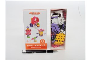 *KLOCKI WAFLE mini 70 el. konstruktor, dziewczynka
