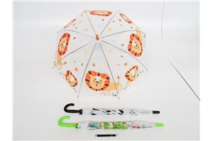 AST. PARASOL dziecięcy, zwierzątka, 50 cm, 3 kol.