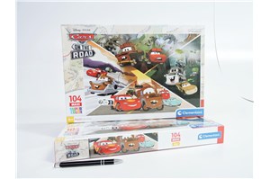 *CLEM. PUZZLE 104 el. maxi, Cars       6/