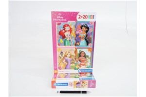 CLEM. PUZZLE 2 x 20 EL SUPER KOLOR Princess