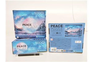 CLEM. PUZZLE 500 el. Peace Collection LIGHT BLUE