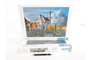 *CLEM. PUZZLE 500 el. Neuschwanstein Cast,      6/