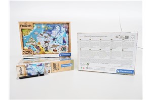 *CLEM. PUZZLE 1000 el. Disney Maps  FROZEN