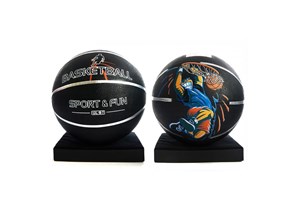 PIŁKA koszykowa,  BASKETBALL, czarna