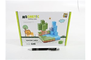 KLOCKI magnetyczne własny świat, 22x16,5x3,5 cm