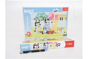 PUZZLE TREFL 100 el. Wesoły świat Bluey   12/