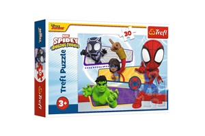 PUZZLE TREFL 30 el. Odważny Spidey