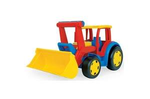 *WADER AUTO GIGANT traktor ładowarka czer-zółty