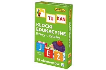 KLOCKI EDUKACYJNE 18 EL.