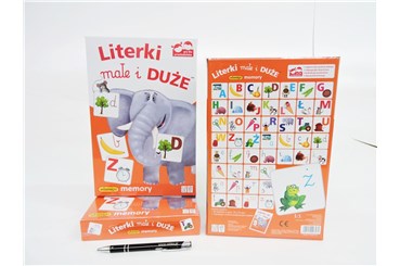 GRA Literki małe i duże, memory
